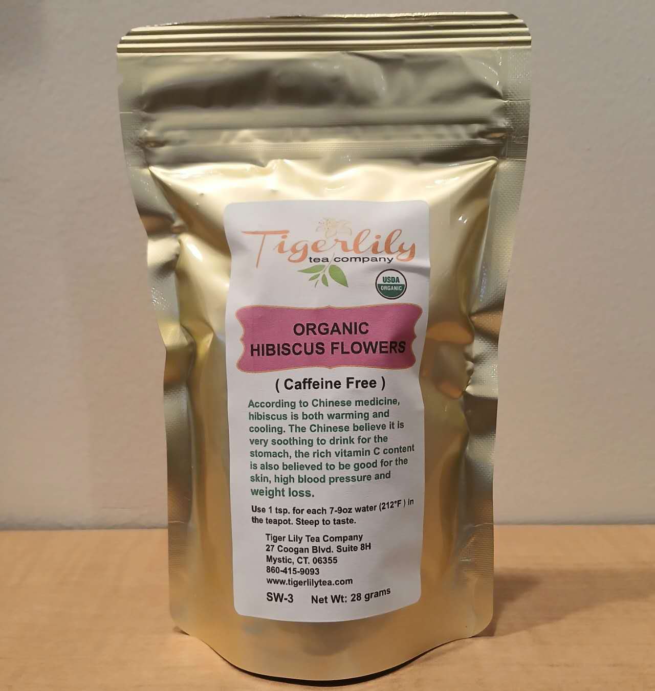 Organic Hibiscus Flowers ( 28g /56g ) ( Herbal ) ( Caffeine Free )