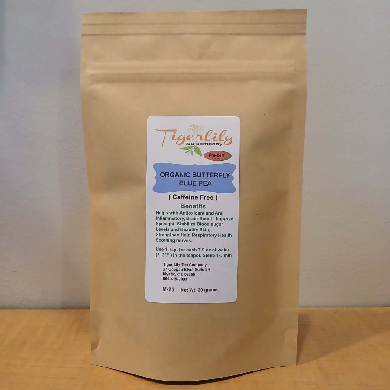 Organic Butterfly Blue Pea ( Caffeine Free )