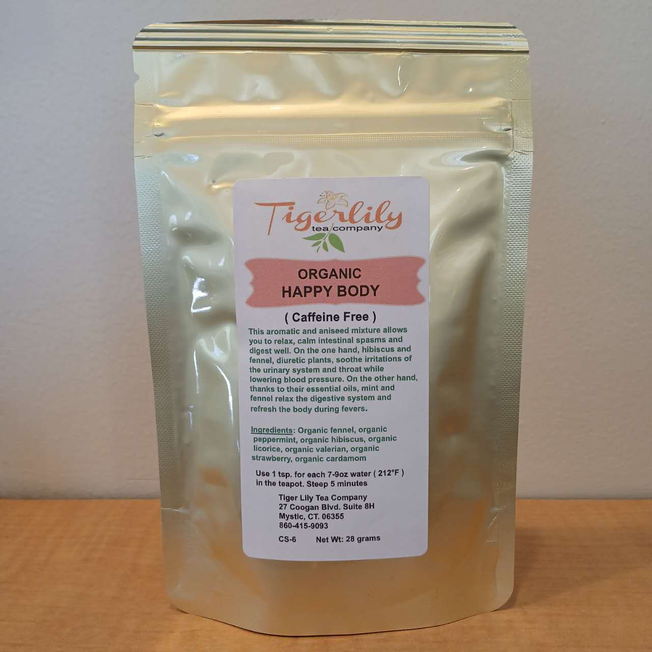 Organic Happy Body ( Caffeine Free ) ( 28g/ 56g)