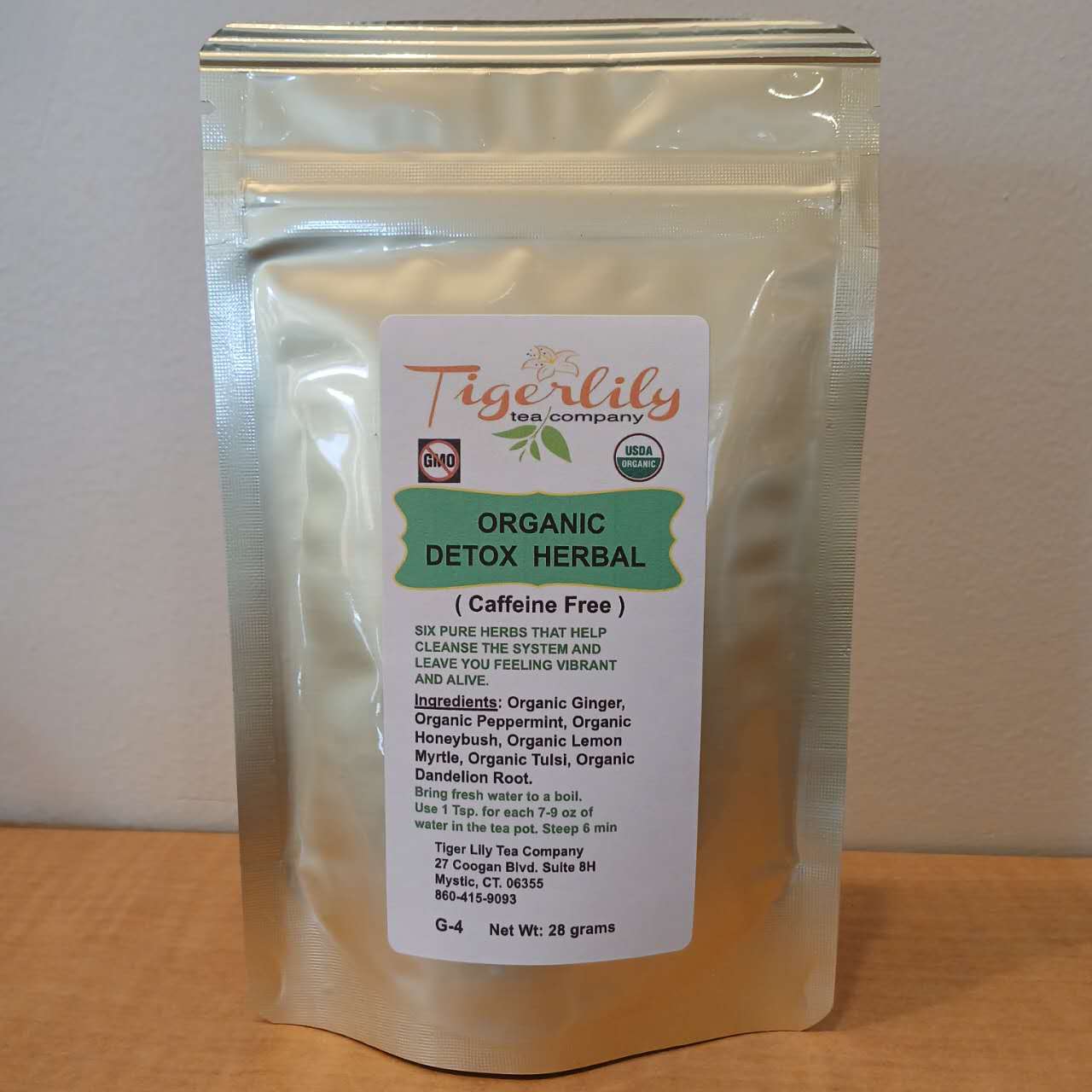 Organic Detox Herbal ( Caffeine Free )( 28g /56g )