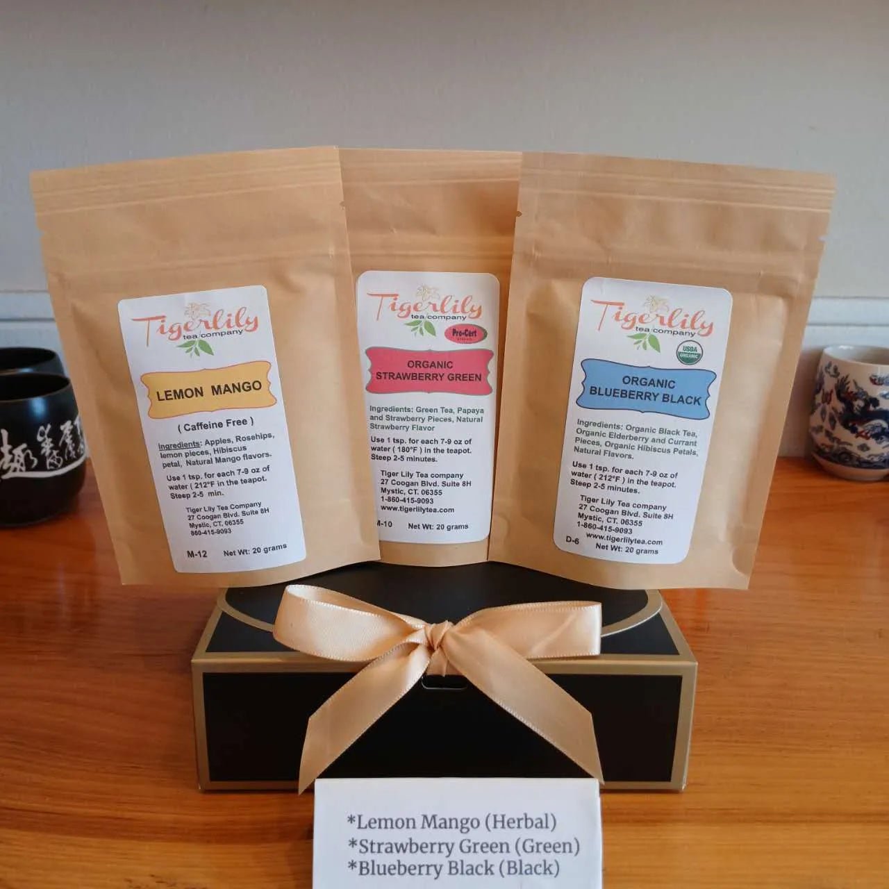 tiger lily berries Mango & Berry Discovery Box – Fruity Tea Gift Set