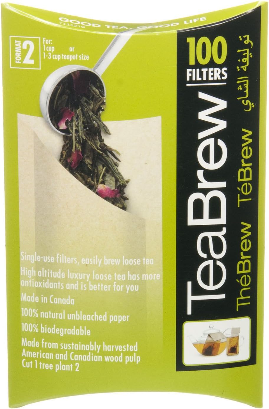 100 - Piece Single Use Tea Filter - Infuser - Tiger Lily Tea Co