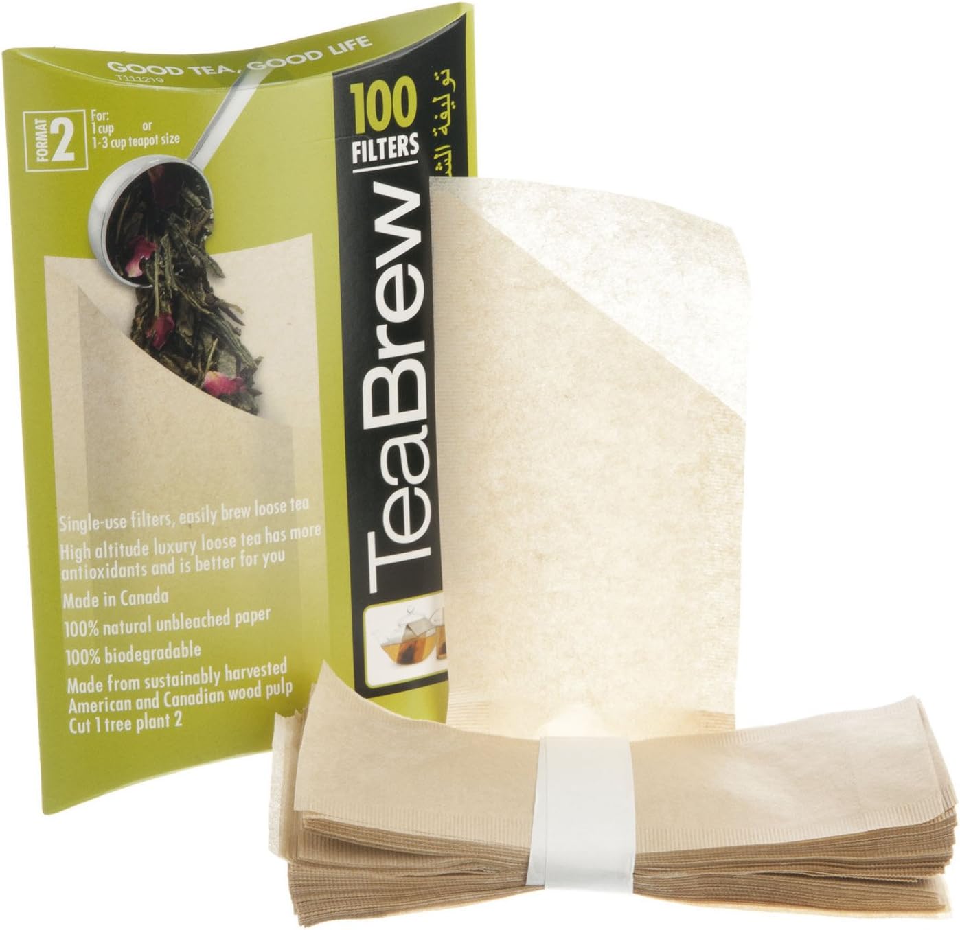 100 - Piece Single Use Tea Filter - Infuser - Tiger Lily Tea Co