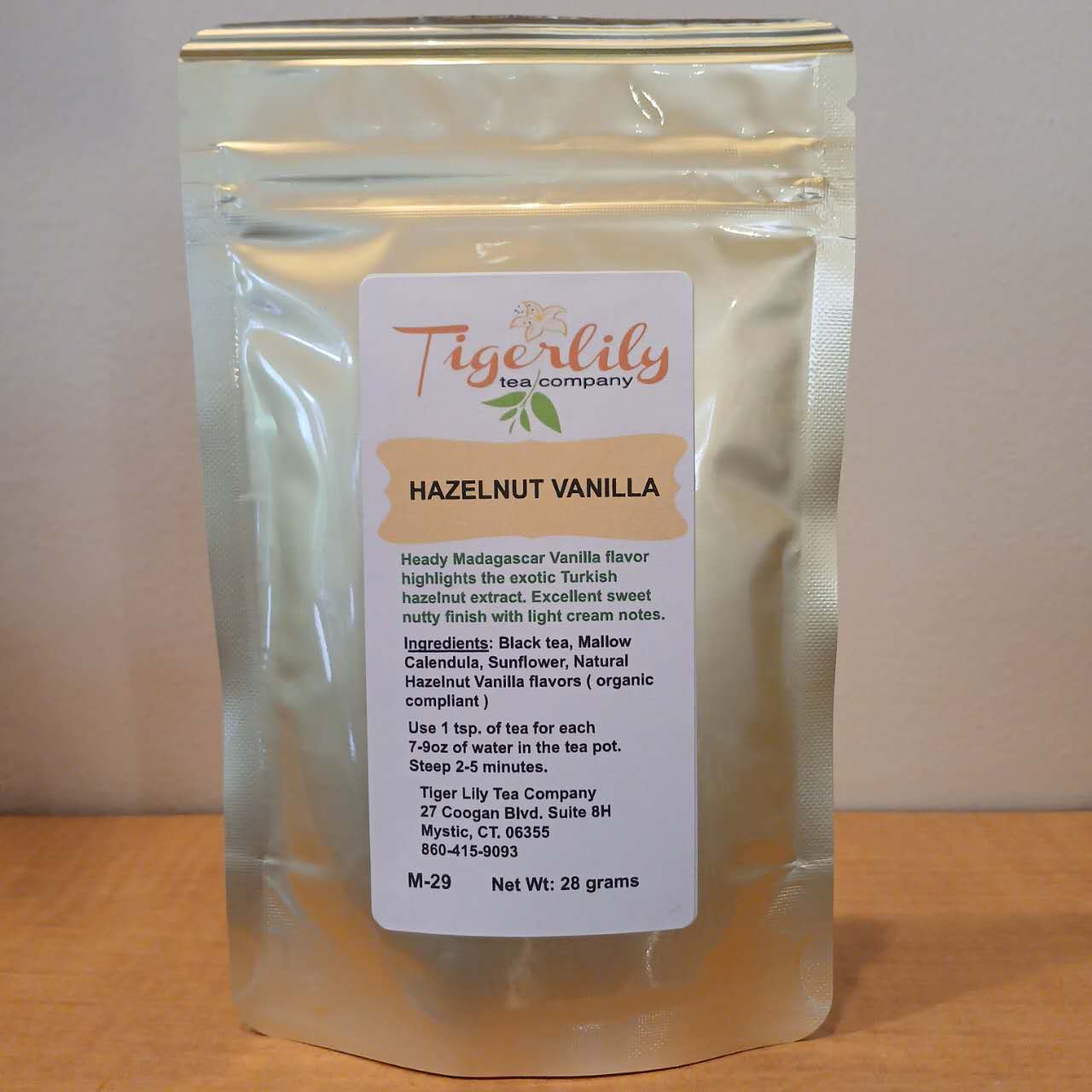Hazelnut Vanilla Black Tea – Cozy & Sweet