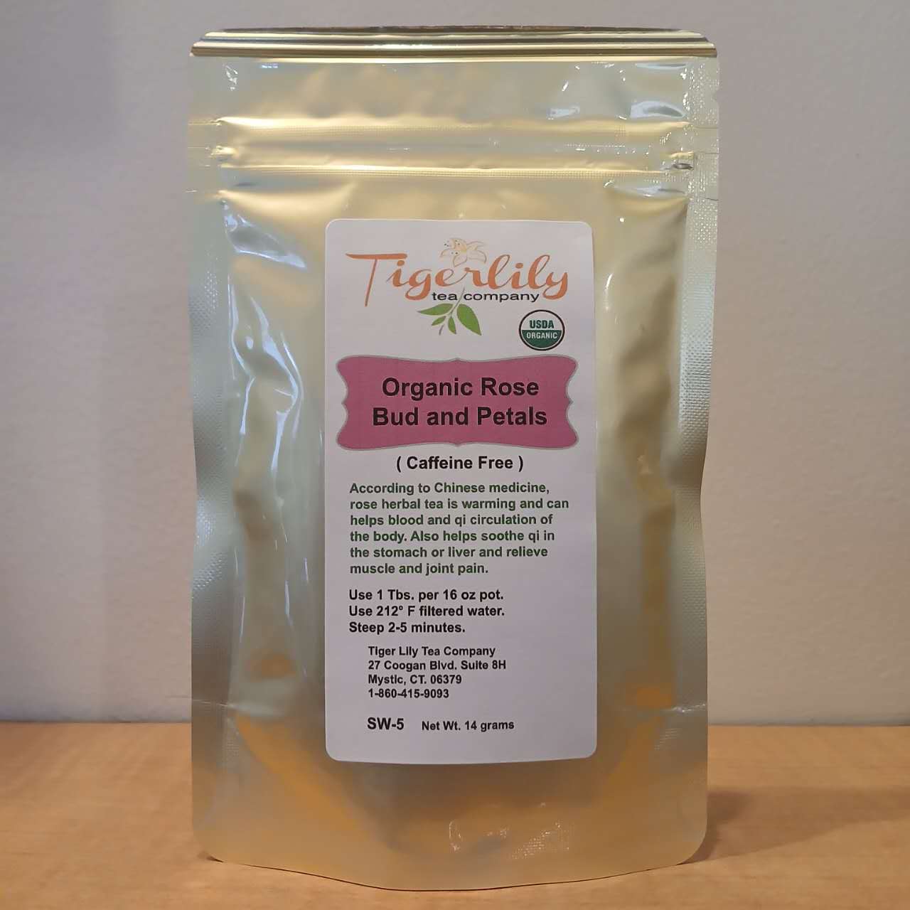 Organic Rose Bud & Petals – Caffeine-Free Herbal Tea