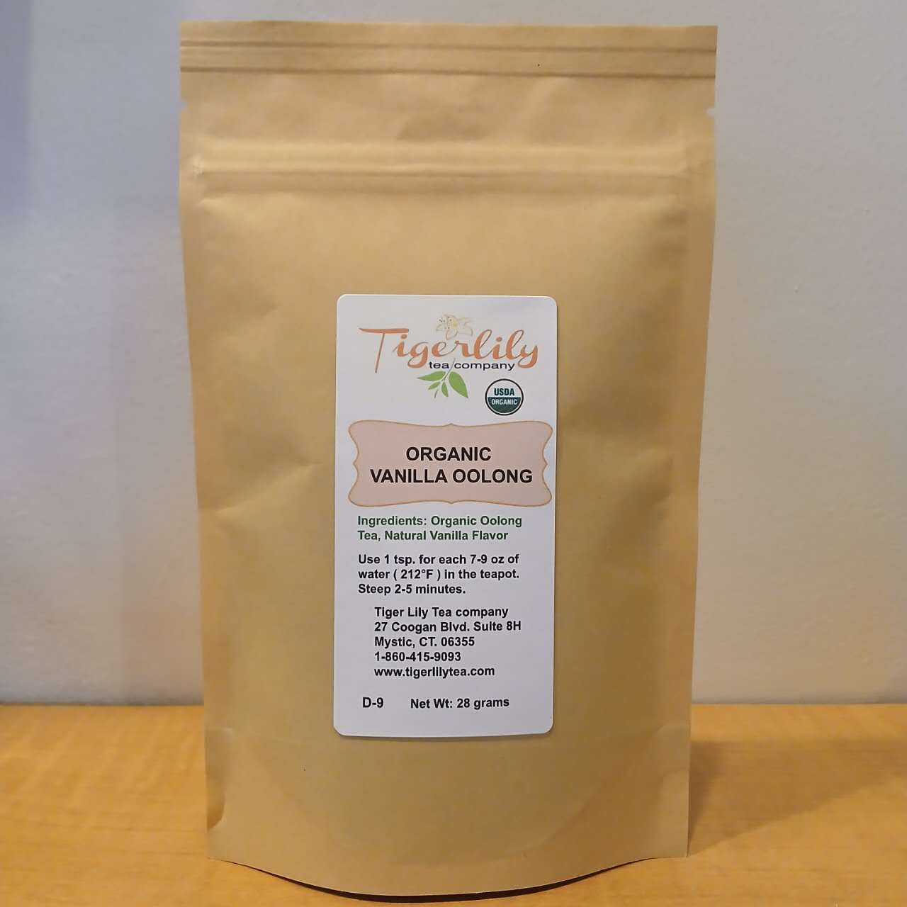 Organic Vanilla Oolong Tea
