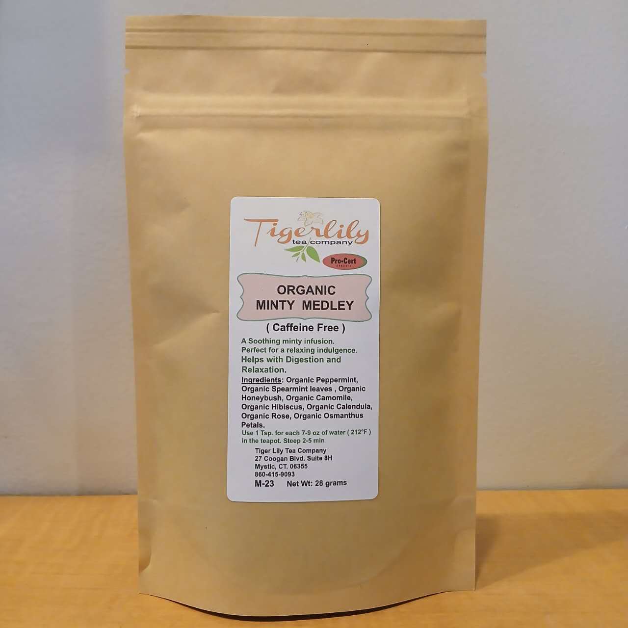 Organic Minty Medley – Cooling Herbal Tea (Caffeine-Free)