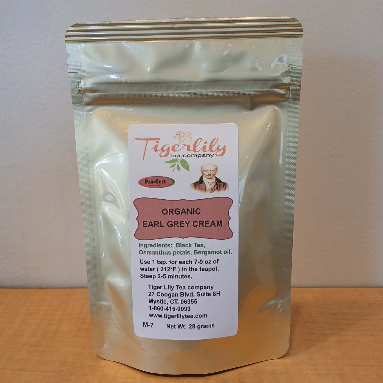 Organic Earl Grey Cream Black Tea – Smooth Bergamot and Vanilla Blend by Tigerlily Tea