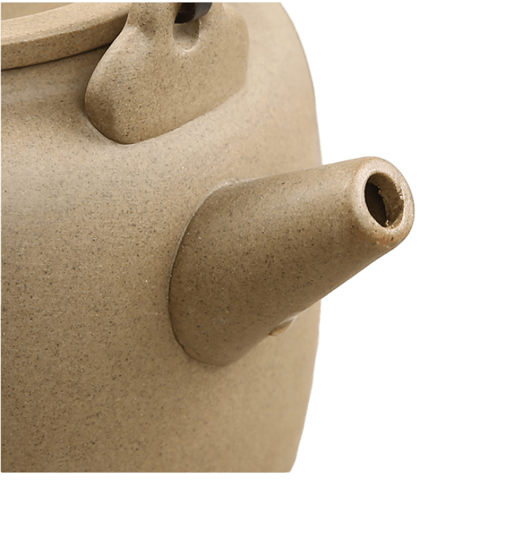 800ml Coarse Pottery Orchid Tea Set – New Chinese Style Teapot with six 110ml Teacups - TeaPot - Tiger Lily Tea Co