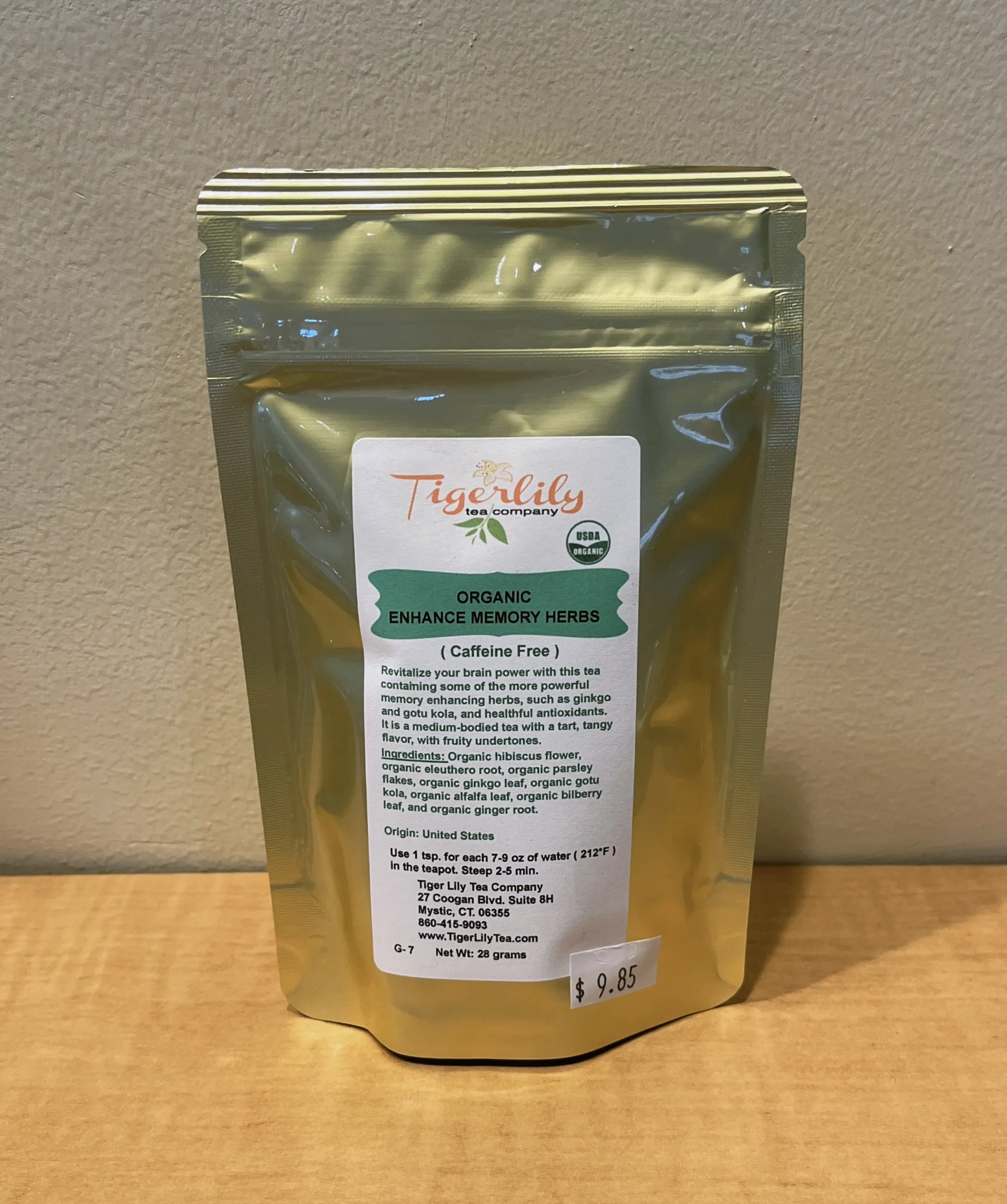 Organic Enhance Memory Herbs ( caffeine Free )