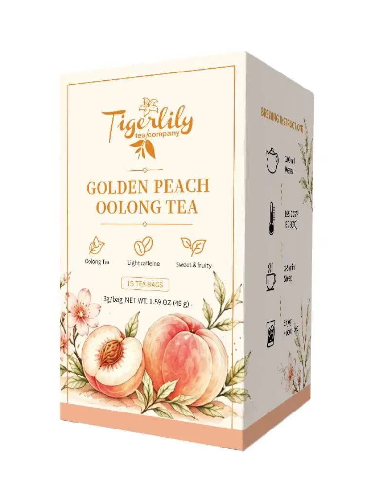 Golden Peach Oolong Tea Bags