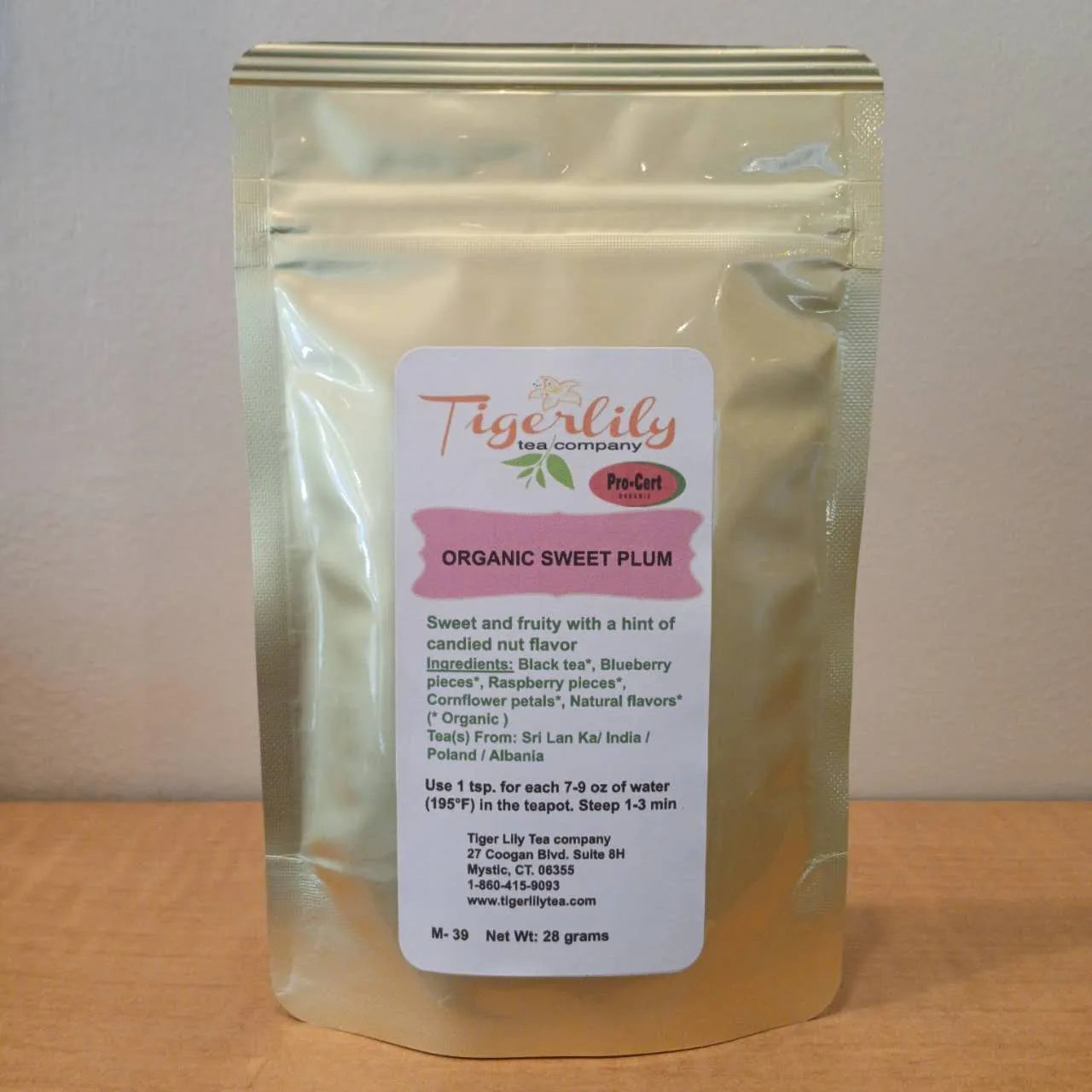 Organic Sweet Plum Black Tea