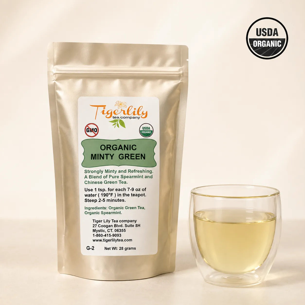 Organic Minty Green Tea