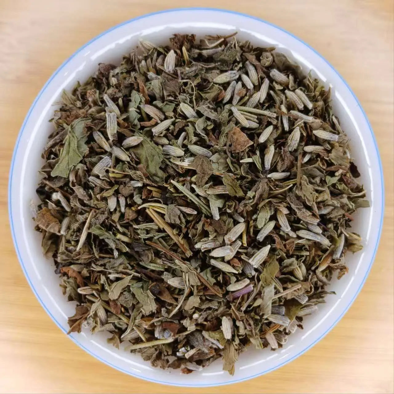 Organic Mystic Mellow herbal tea package by Tiger Lily Tea Company