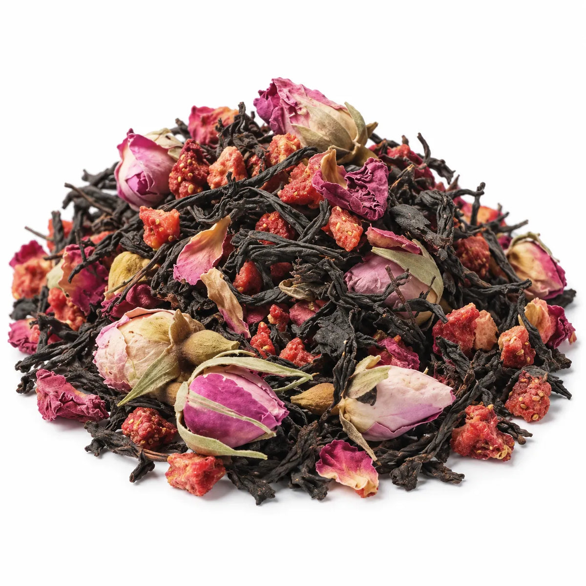 Rose Strawberry Vanilla Black Pyramid Tea Bag