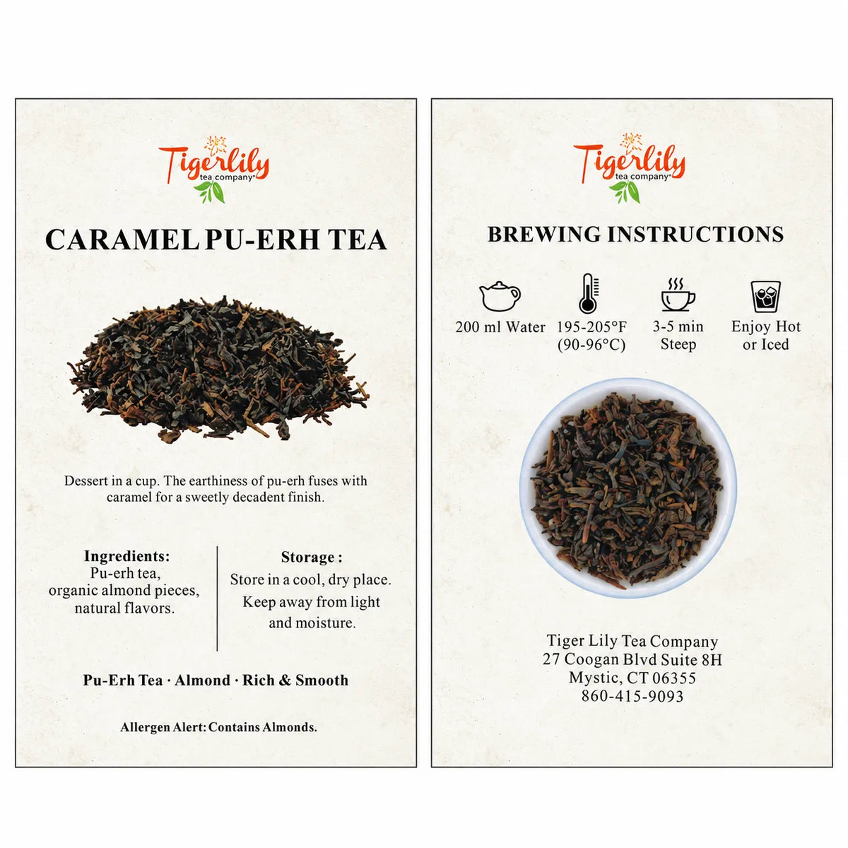 Caramel Pu-erh Pyramid Tea Bag