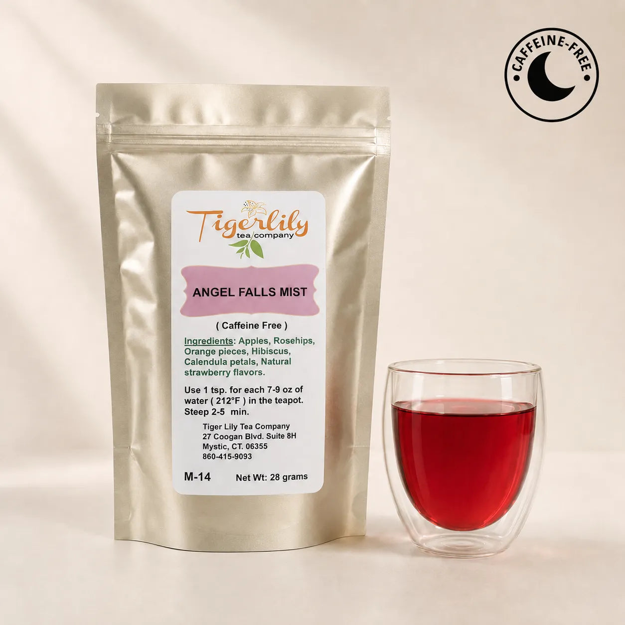Angel Falls Mist fruity floral caffeine-free herbal tea