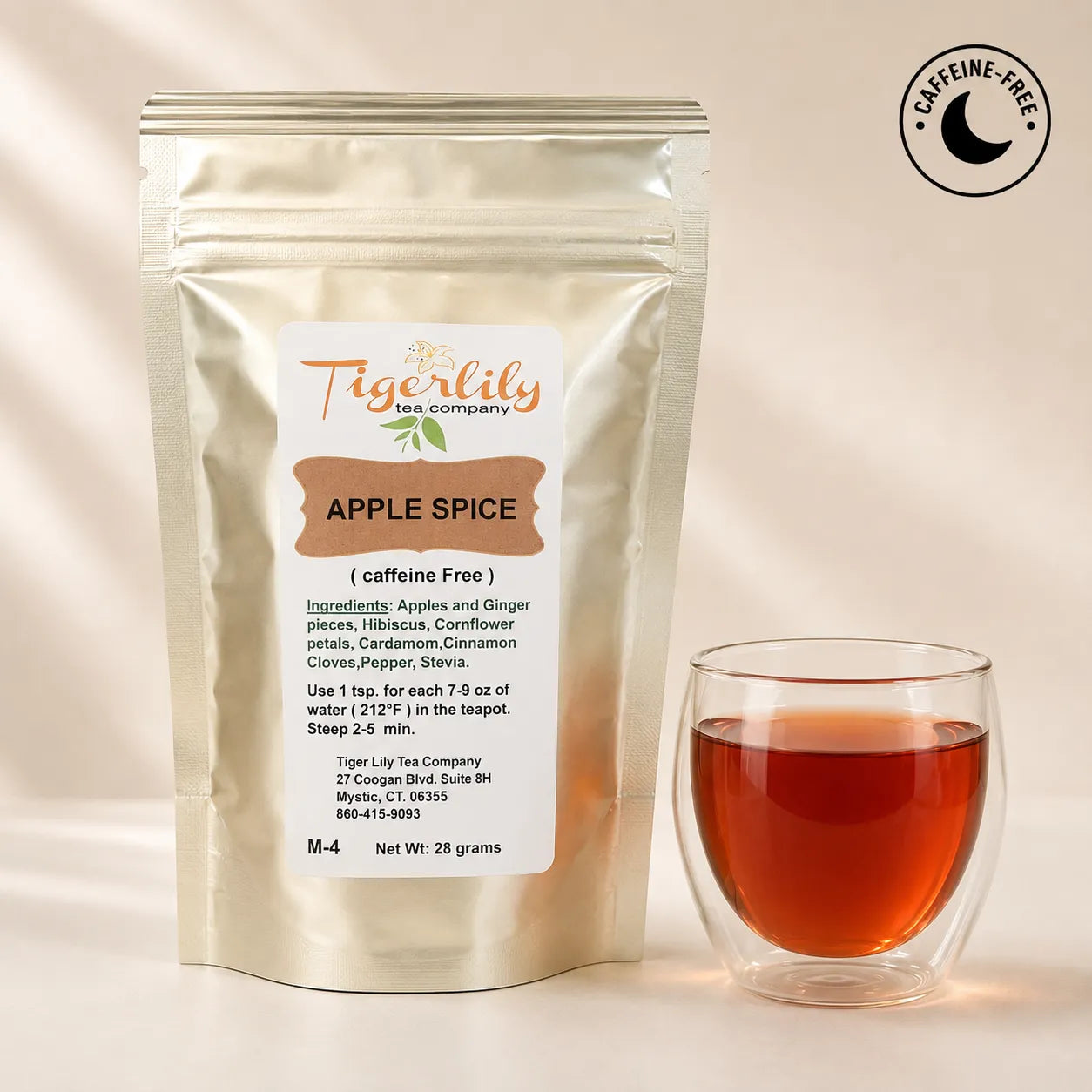 Apple spice caffeine-free loose leaf herbal tea