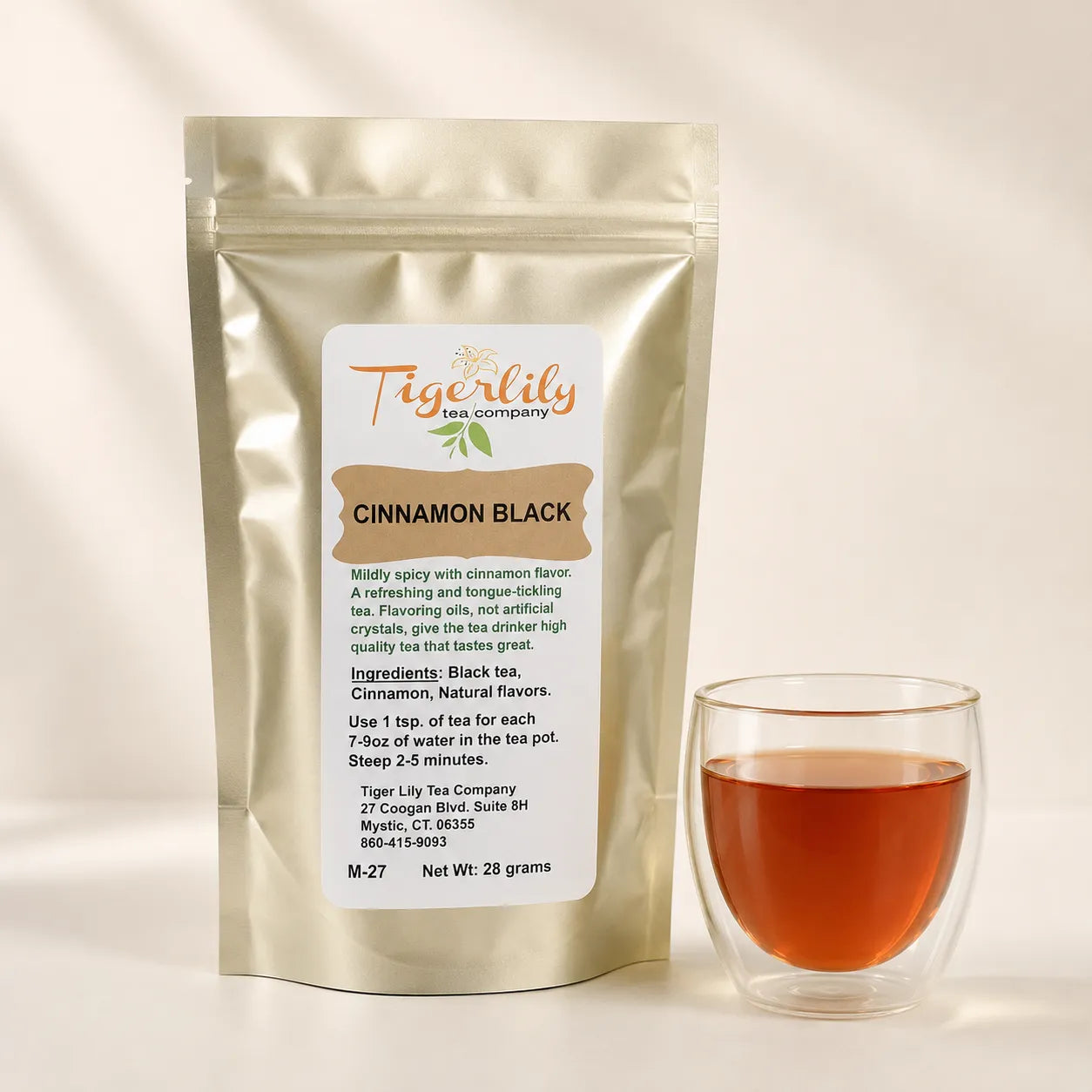 Cinnamon spiced loose leaf black tea