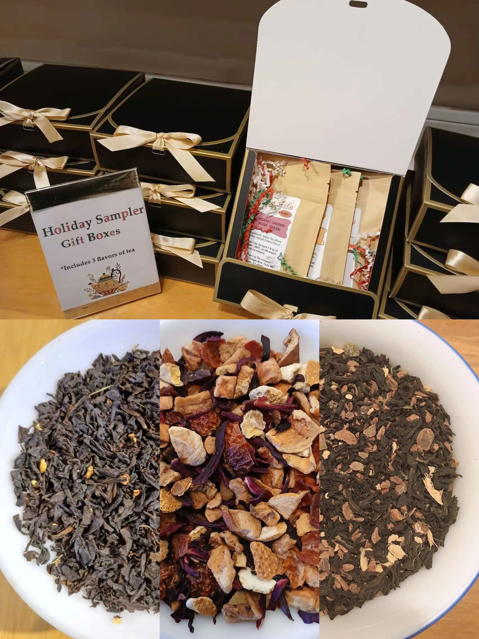 Cream & Chai Tea Box - Tea Gift Box - Tiger Lily Tea Co