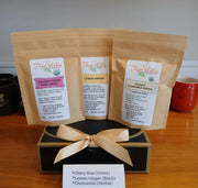 Floral Calm & Ginger Comfort Tea Box - Tea Gift Box - Tiger Lily Tea Co