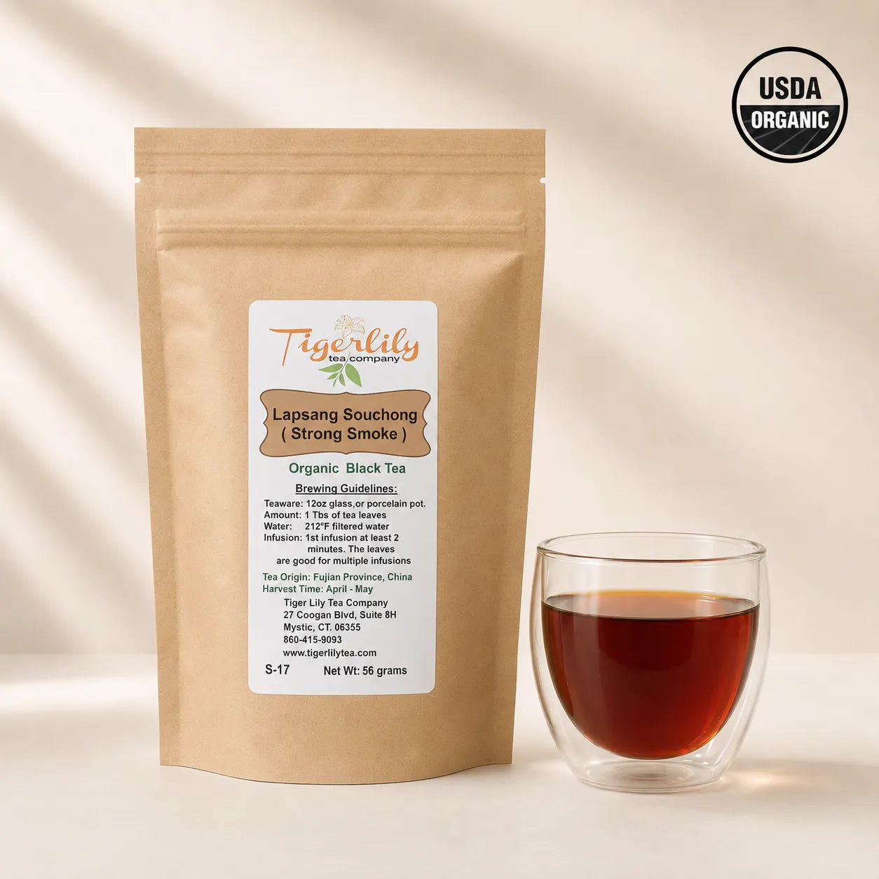 Organic Lapsang Souchong – Strong Smoke Black Tea