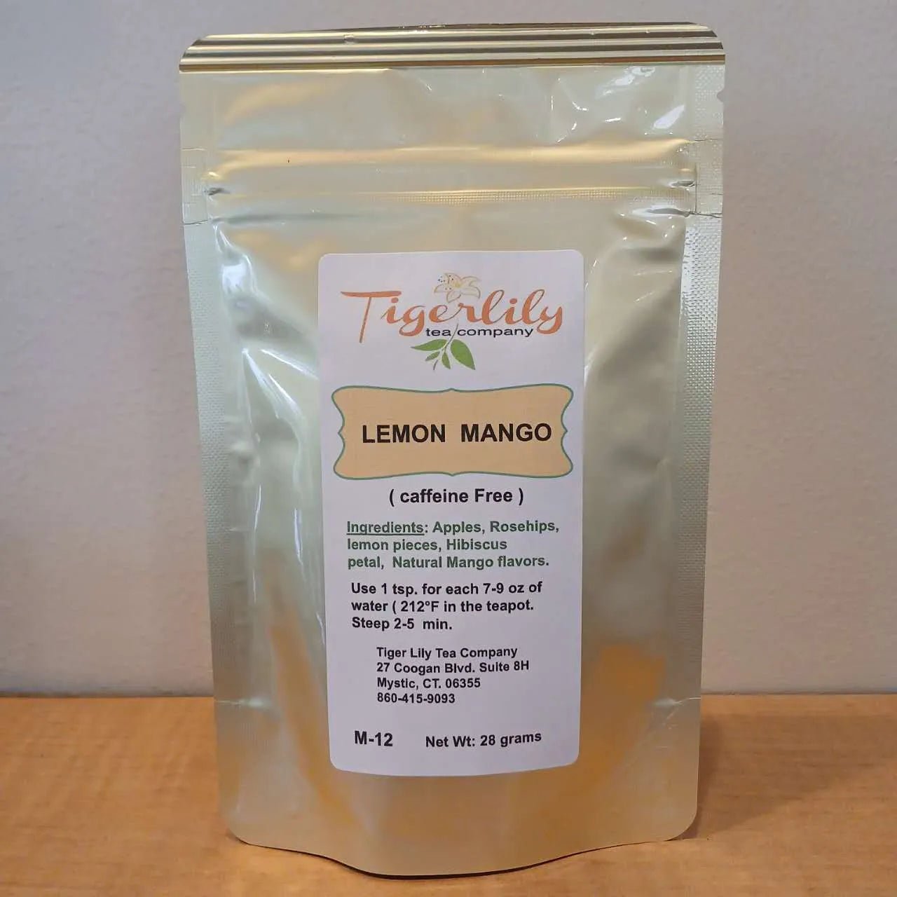 Lemon Mango – Fruity & Tangy Herbal Tea (Caffeine - Free) - caffeine Free - Tiger Lily Tea Co