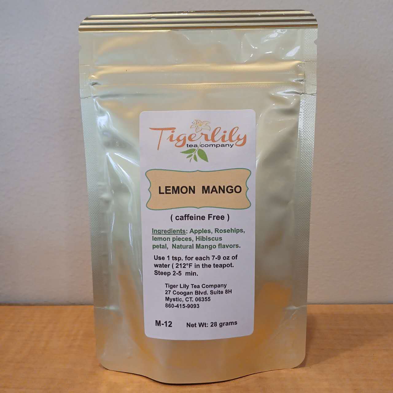 Lemon Mango – Fruity & Tangy Herbal Tea (Caffeine - Free) - caffeine Free - Tiger Lily Tea Co