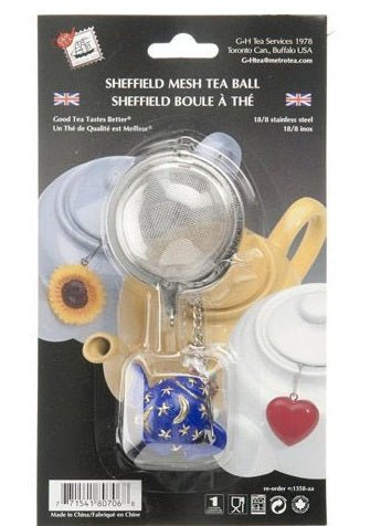 Mesh - Teaball - blue - teapot - Infuser - Tiger Lily Tea Co