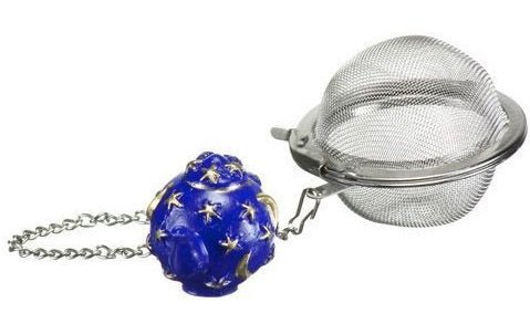 Mesh - Teaball - blue - teapot - Infuser - Tiger Lily Tea Co