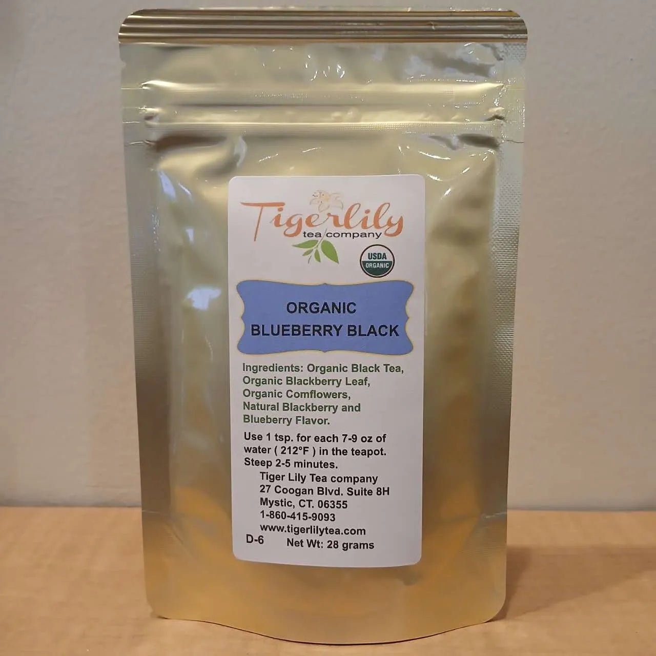 Organic Blueberry Black – Fruity Black Tea - Black Tea - Tiger Lily Tea Co
