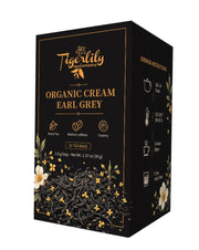Organic cream Earl Grey tea bags