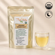 Organic ginger root caffeine-free herbal tea