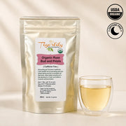 Organic rose buds and petals caffeine-free herbal tea