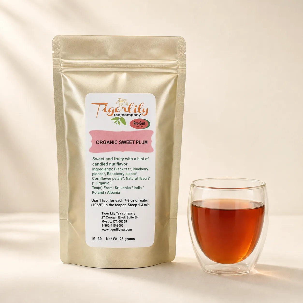 Organic Sweet Plum Black Tea