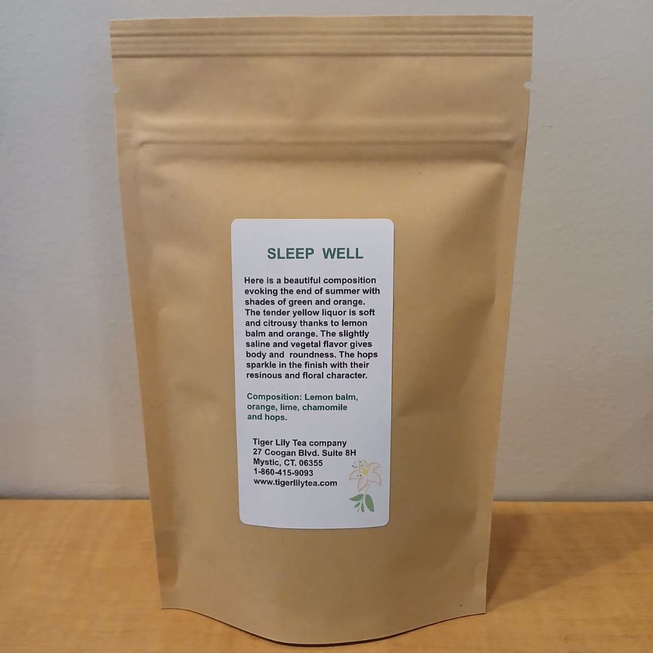 Sleep Well – Caffeine - Free Herbal Tea for Night - Herbal - Tiger Lily Tea Co