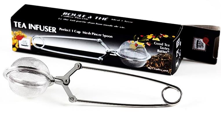 Snap Ball Tea Strainer with Handle - Infuser - Tiger Lily Tea Co