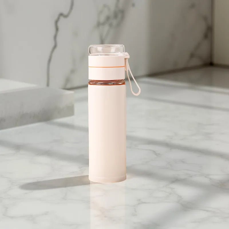 Tea leave Water Separation Cup, Heat - Resistant Borosilicate Glass Liner, 500ML - Tea Bottle - Tiger Lily Tea Co