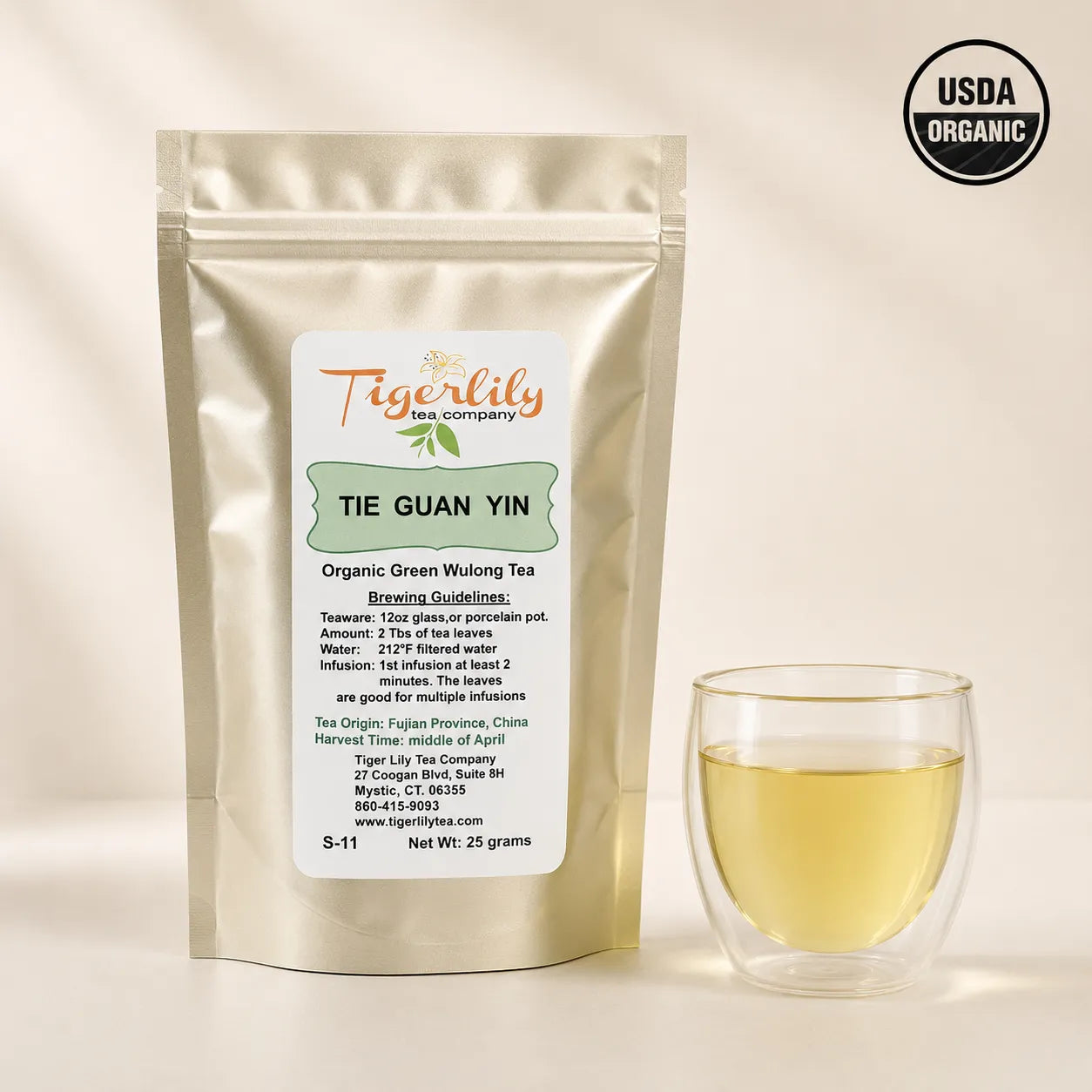 Tie Guan Yin Anxi loose leaf oolong tea