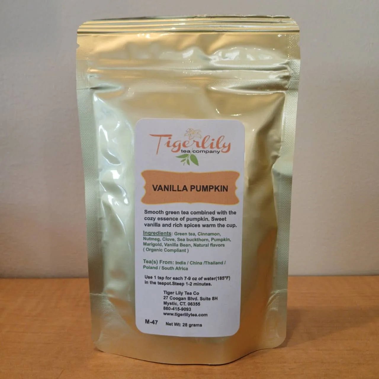 Vanilla Pumpkin - Green Tea-Tiger Lily Tea Co
