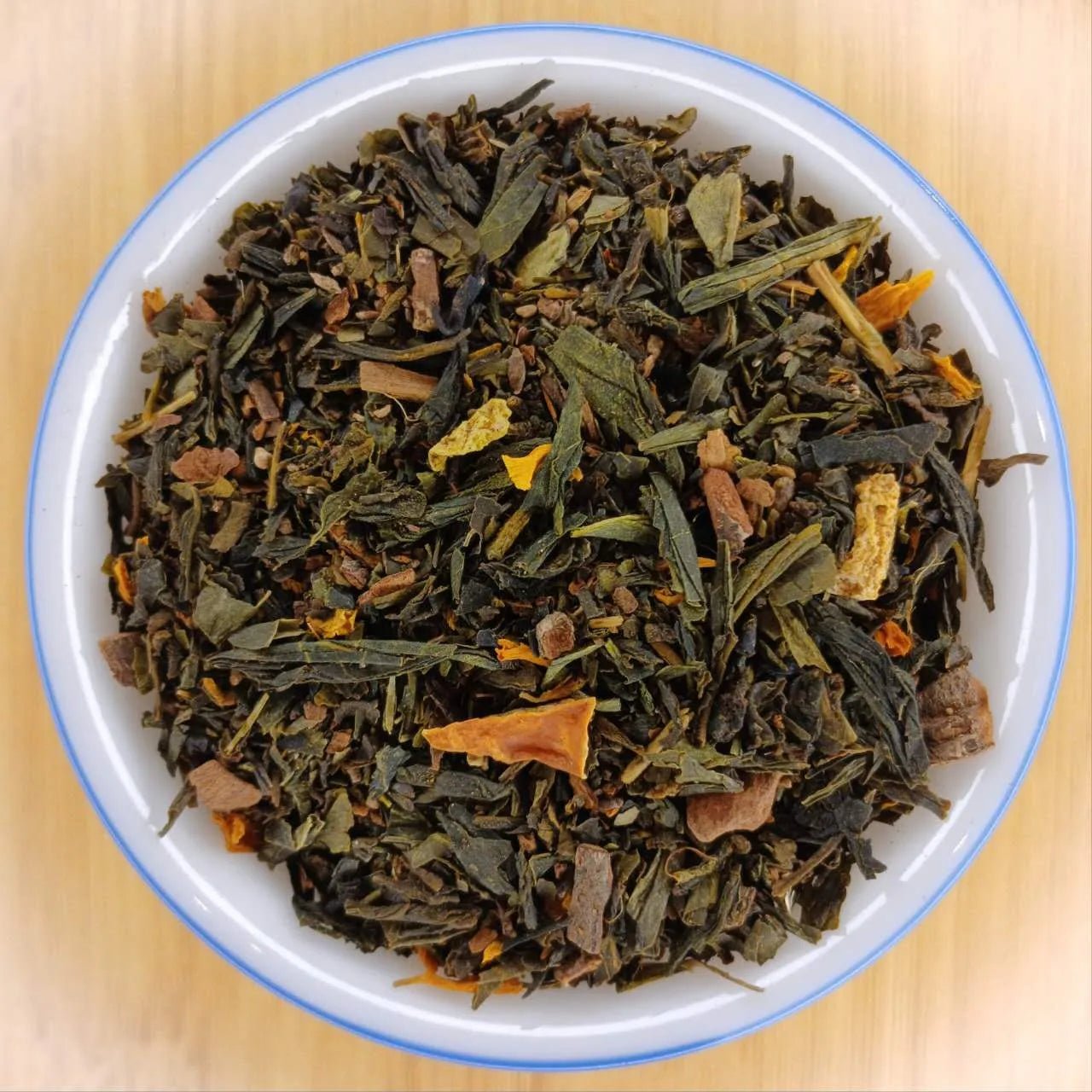 Vanilla pumpkin green tea, loose leaf