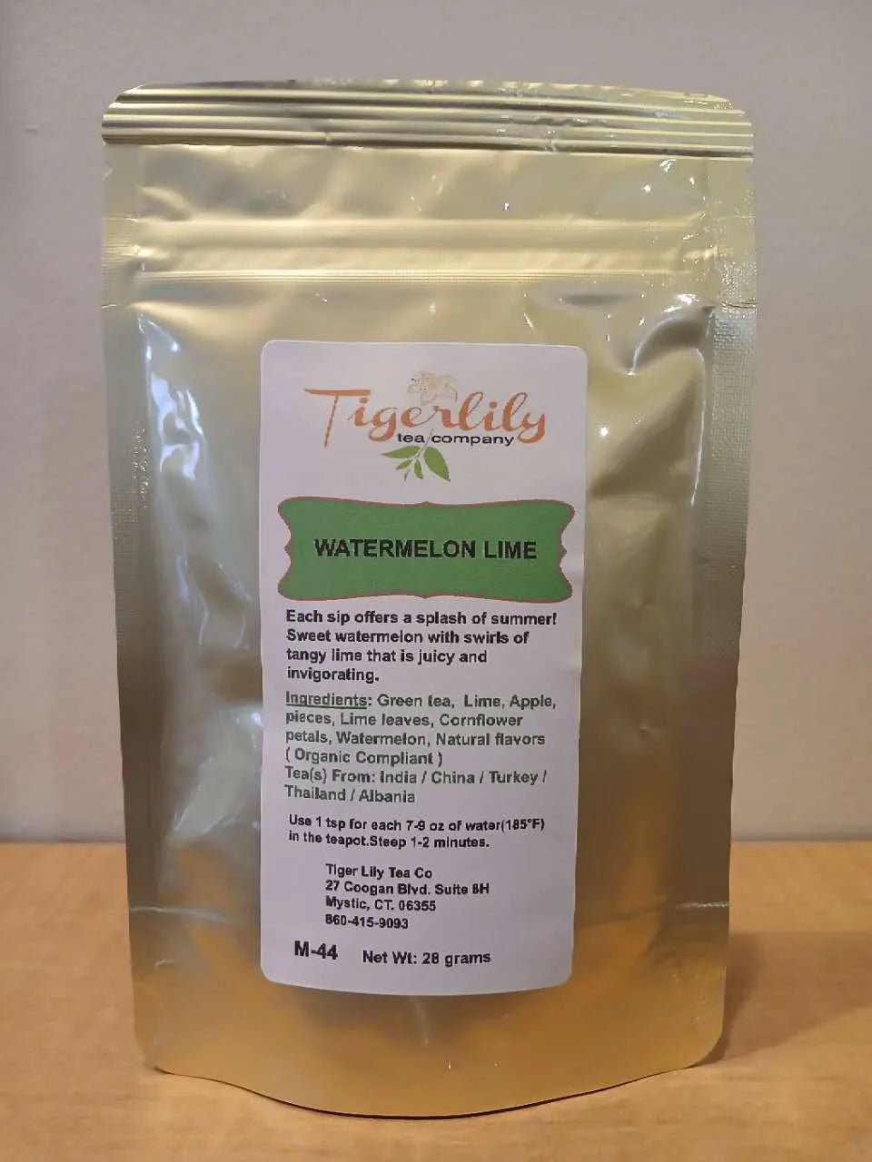 Watermelon Lime Green Tea – Refreshing Fruity Summer Blend - Green Tea - Tiger Lily Tea Co