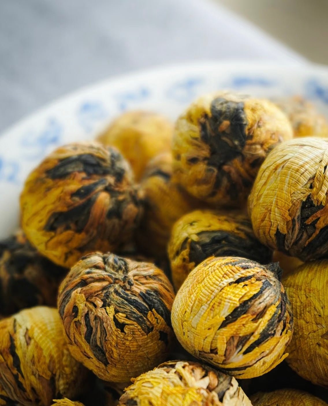 Wholesale Chrysanthemum Black Dragon Ball Blooming Tea - Blooming Tea-Tiger Lily Tea Co
