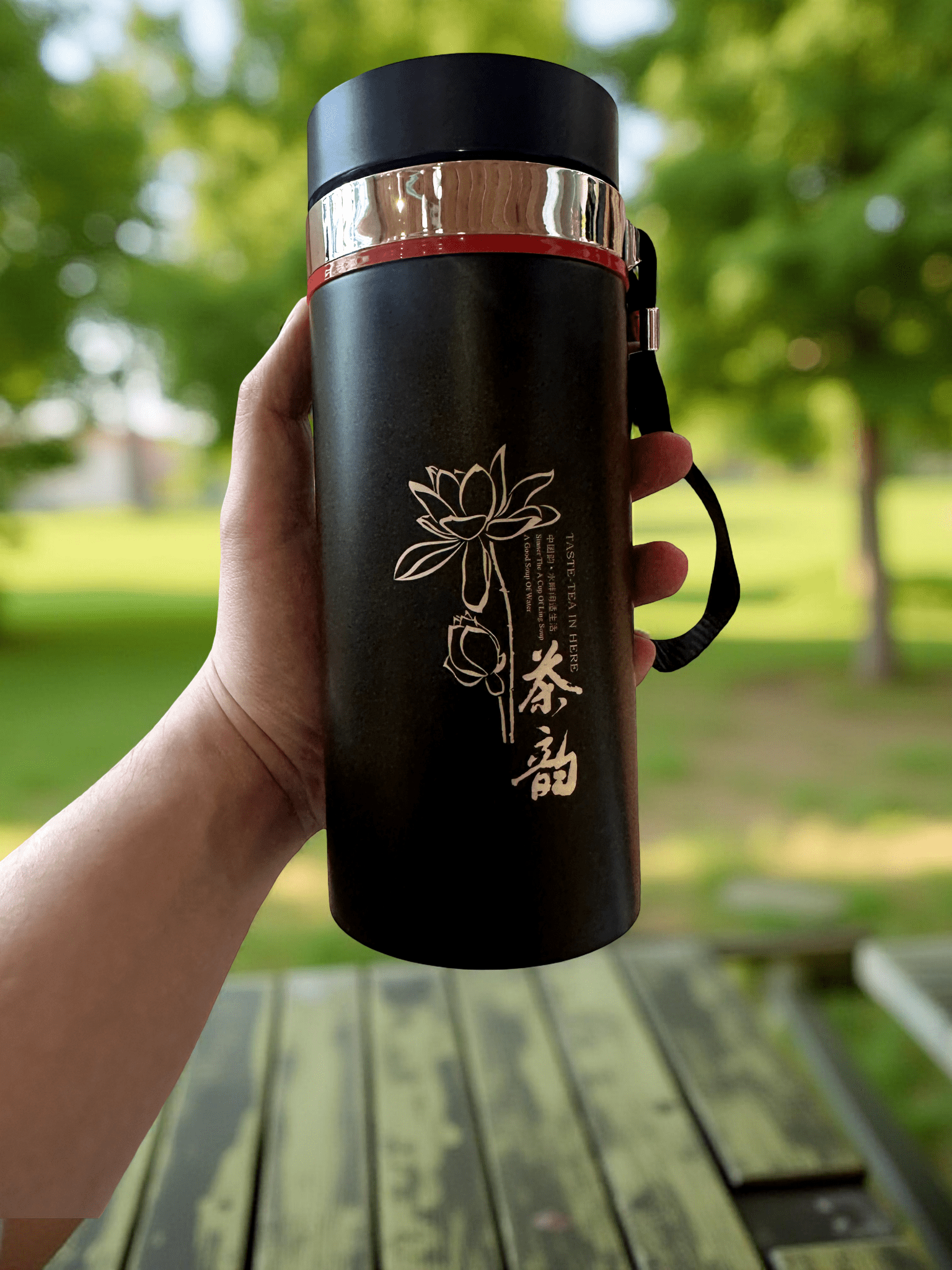 Yixing Zisha Clay Tea Bottle – 550ml Stainless Steel Travel Tea Mug - Tea Bottle - Tiger Lily Tea Co