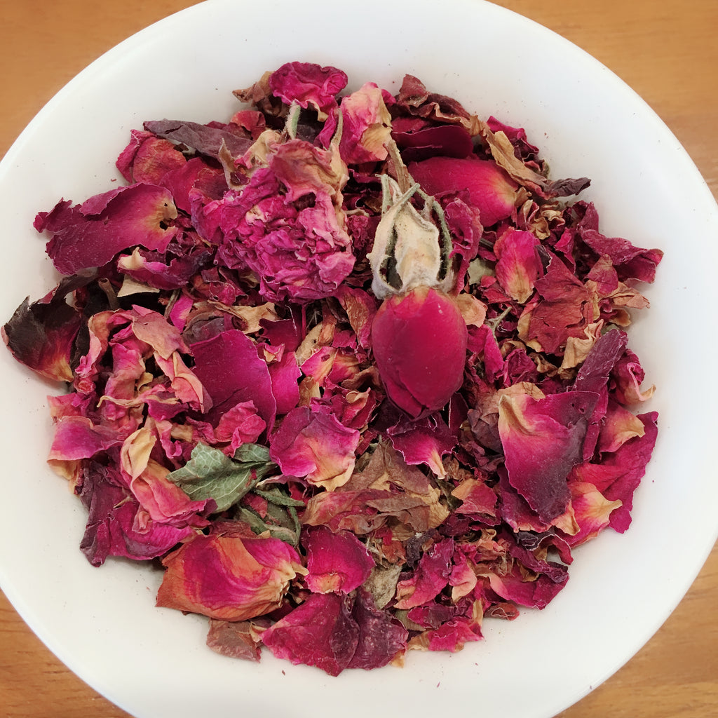Organic Rose Bud & Petals ( Caffeine Free )( Herbal ) ( 14g /28 g )