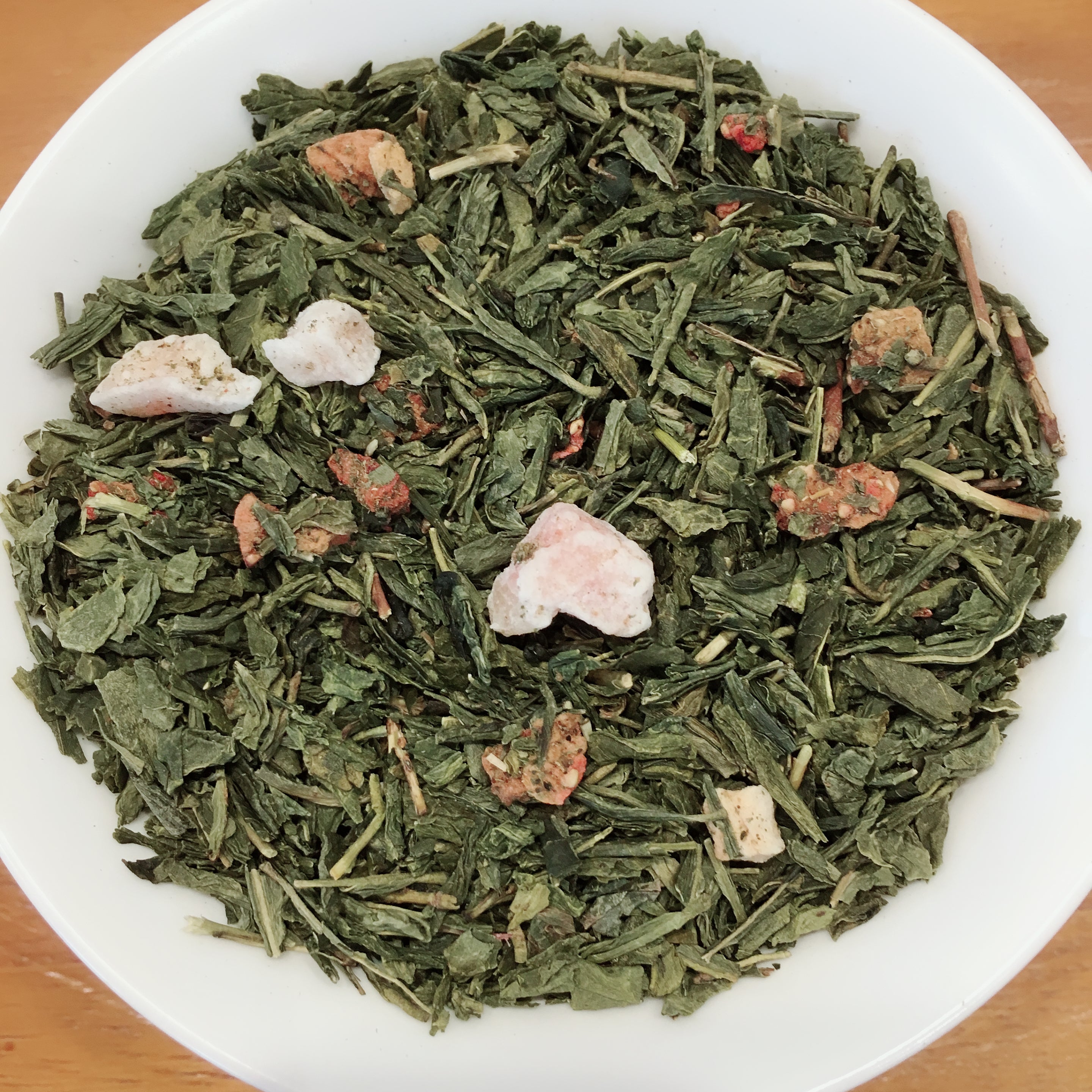 Organic Strawberry Green Tea – Fruity Refreshing Green Tea by Tigerlily Tea