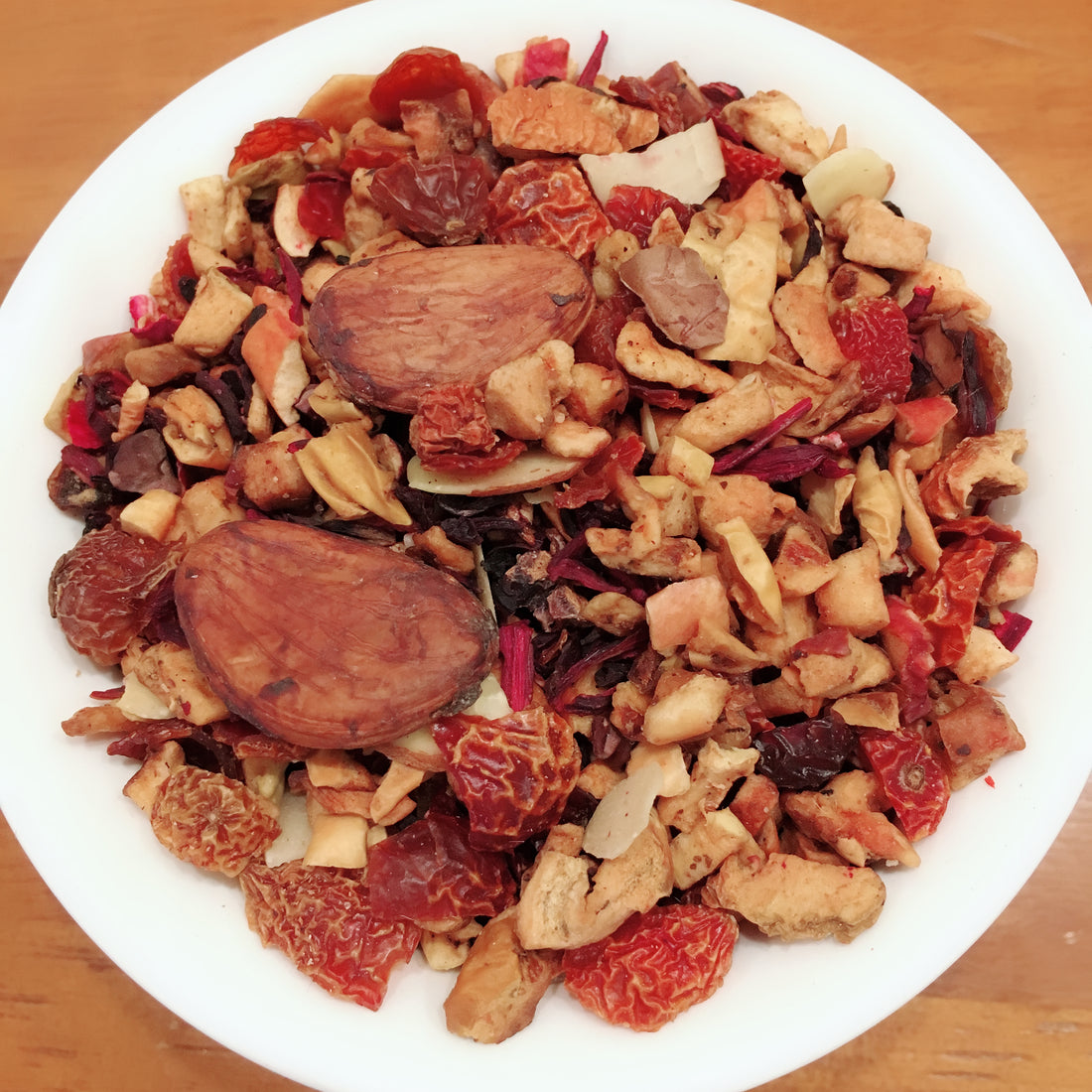 Eternally Nuts Herbal Tea – Apple Cinnamon Almond Blend by Tigerlily Tea