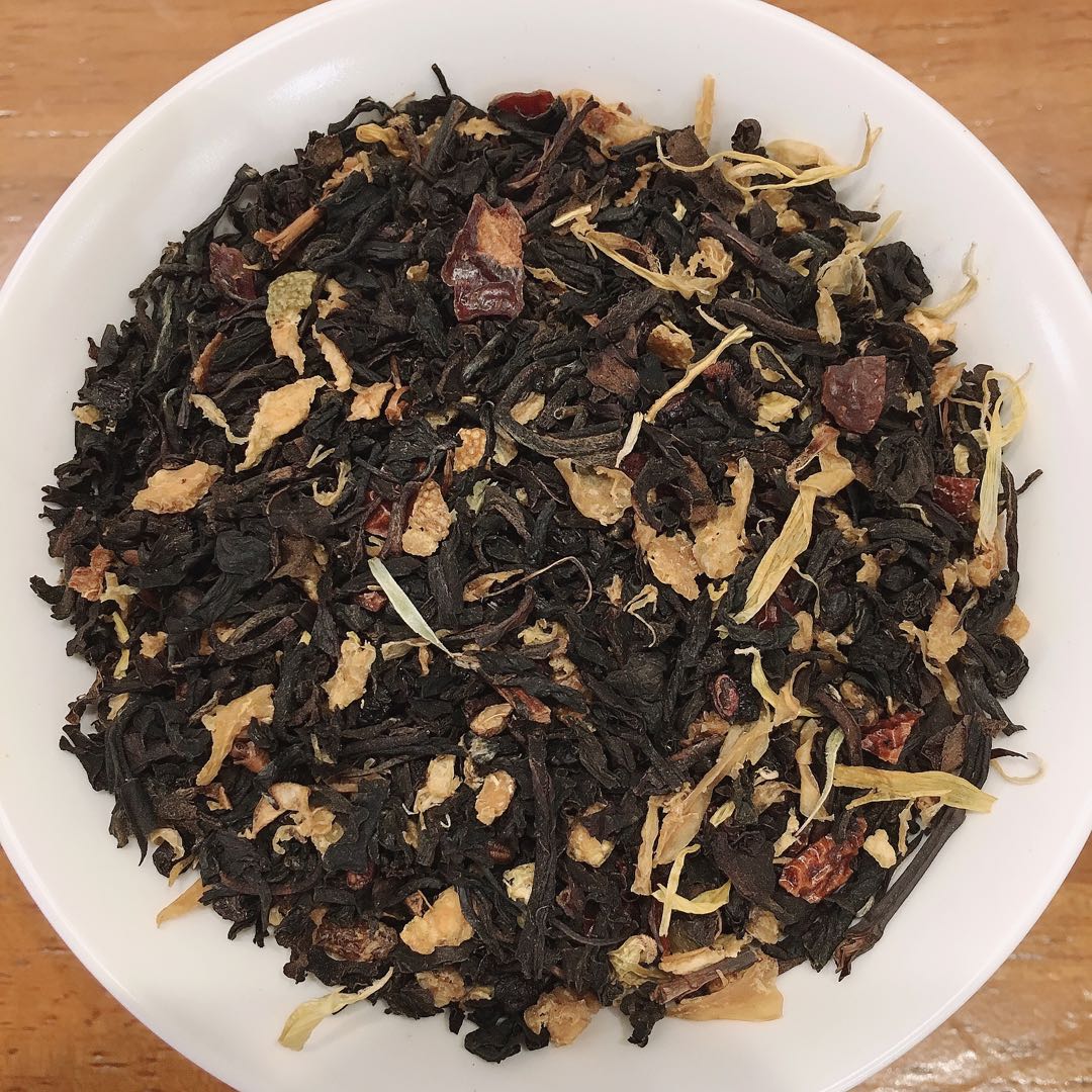 Organic Morning Sunshine – Bold Citrus Black Tea by Tigerlily Tea