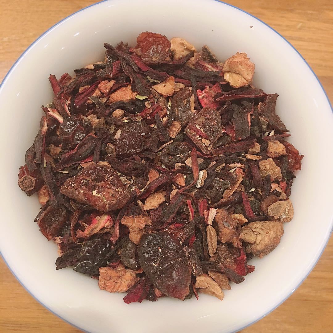 Merry Berry Christmas Herbal Tea – Fruity Caffeine-Free Holiday Blend by Tigerlily Tea