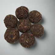 Shu Long Zhu (Sweet Dragon Ball) – 2016 Ripe Black Puer Tea - Puer - Tiger Lily Tea Co